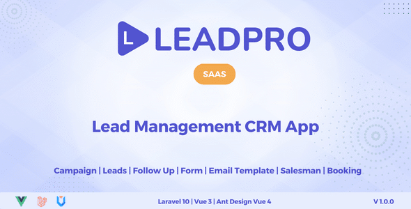 LeadPro SAAS  Lead &amp; Call Center Management CRM