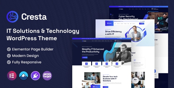 Cresta  IT Solutions &amp; Technology WordPress Theme