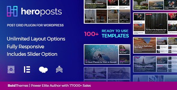 Hero Posts  Post Grid Plugin for WordPress