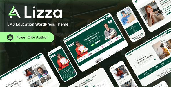 Lizza  LMS Education WordPress Theme