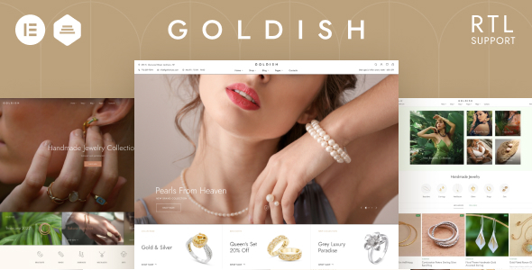 Goldish  Jewelry Store WooCommerce Theme