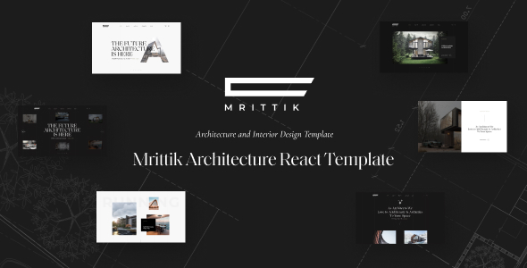 Mrittik  Architecture and Interior React Template