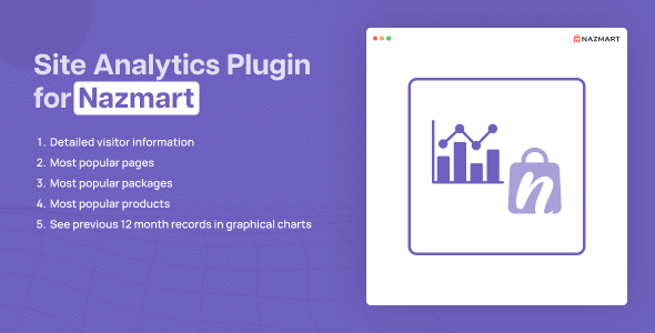 Site Analytics Plugin  Nazmart Multi-Tenancy eCommerce Platform (SAAS)