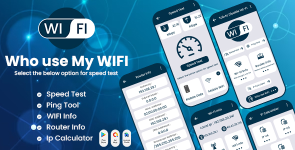 Who Use My WiFi  WiFi Scanner  Network Tools  WiFi Man  Net ScannerWiFi Detector  On My WIFI