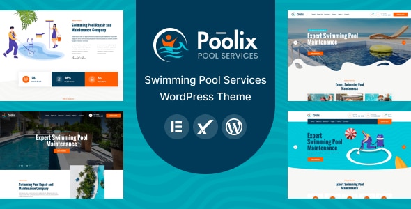 Poolix  Pool Cleaning &amp; Renovation WordPress Theme