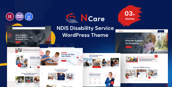 Ncare  NDIS Disability Service WordPress Theme