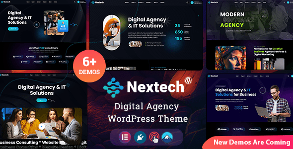Nextech  Creative Agency &amp; Portfolio WordPress Theme