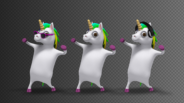 Dancing Pony Unicorn (3-Pack)  23080327