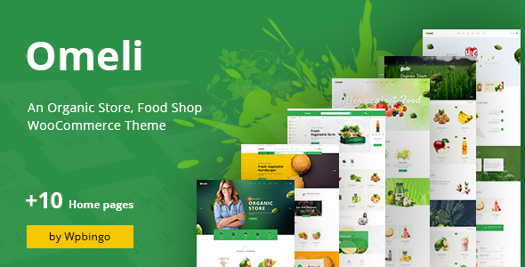 Omeli  Organic &amp; Food WooCommerce WordPress Theme