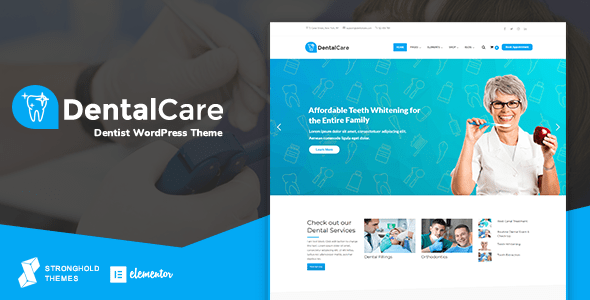 Dental Care  Dentist &amp; Medical WordPress Theme