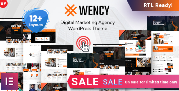Wency  Digital Marketing Agency WordPress Theme