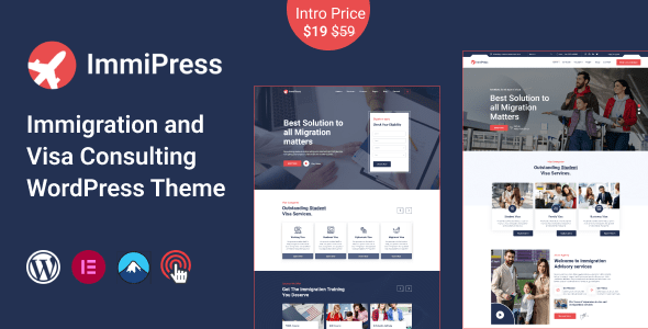 ImmiPress  Immigration and Visa Consulting WordPress Theme