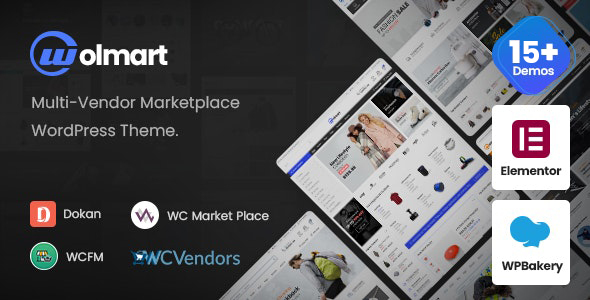 Wolmart | Multi-Vendor Marketplace WooCommerce Theme