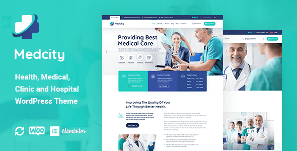 Medcity  Health &amp; Medical WordPress Theme