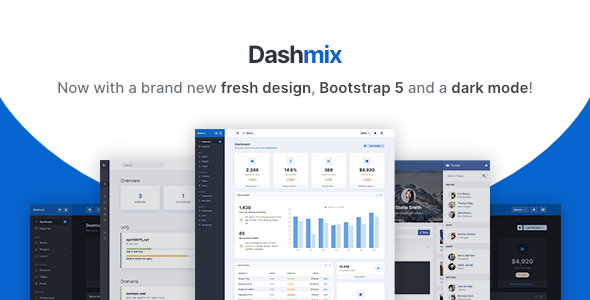 Dashmix  Bootstrap 5 Admin Dashboard Template &amp; Laravel 10 Starter Kit