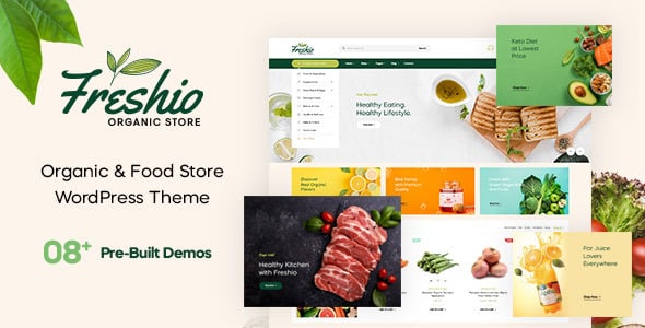 Freshio  Organic &amp; Food Store WordPress Theme