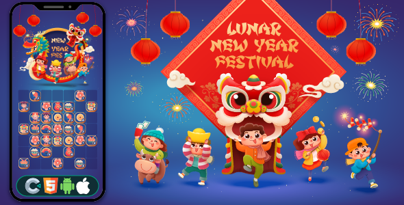 Lunar New Year  HTML5 Game, Construct 3