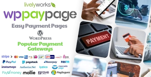 WP-PayPage  Easy and Ready to use Payment Pages using Popular Payment Gateways  WordPress Plugin