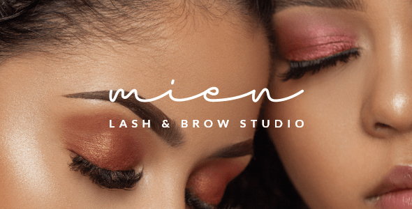 Mien  Eyelash &amp; Eyebrow Salon WordPress Theme