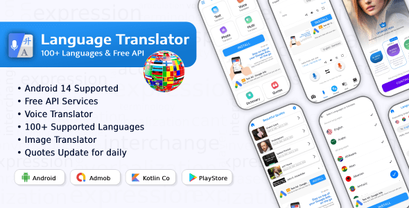 Language Translator : Voice Translation | Speak to Translate | Dictionary &amp; Subscriptions with Admob