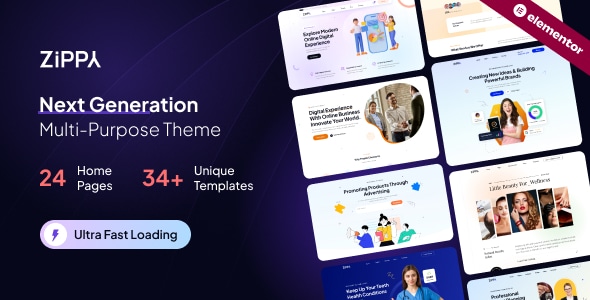 Zippy  Multipurpose Elementor WordPress Theme