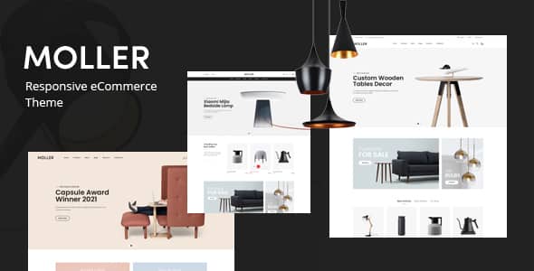 Moller  Furniture &amp; Decor WooCommerce WordPress Theme