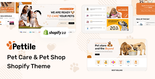 Pettile  Pet Store and Pet Food Shopify Theme