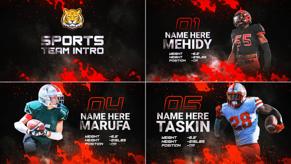 Sports Player Introducing // Sports Player Profile  47466213