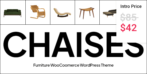 Chaises  Furniture WooCommerce WordPress Theme