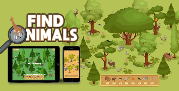 Find Animals  HTML5 Game