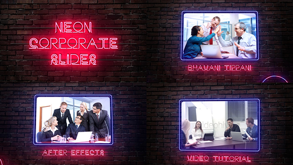 Neon Corporate Slides  13553538