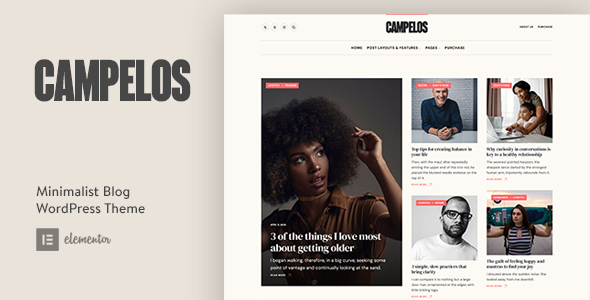 Campelos  A Beautifully Crafted Blog Theme