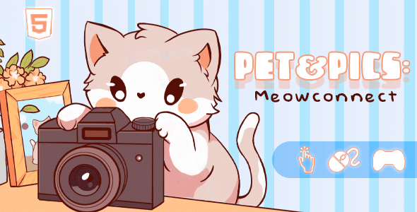 Pet&amp;Pics: Meowconnect  HTML5 Slide Puzzle Game  (no c3p)