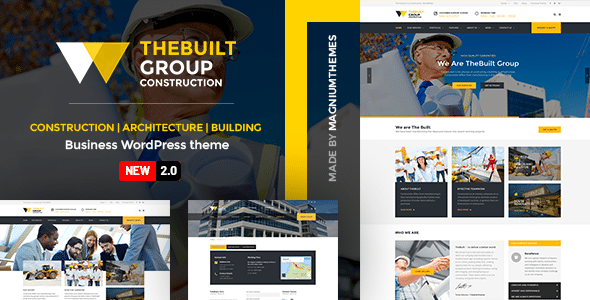 TheBuilt  Construction and Architecture WordPress theme