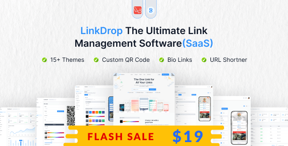 Linkdrop  SaaS Link Management Tool
