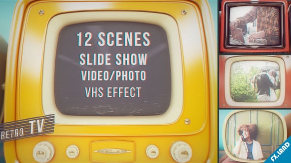 Retro TV  Vintage Slideshow  38449179