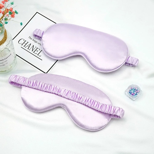 [200004315] Xparata™ Imitated Silk Eye Patch Shading Sleep Eye Mask Eyepatch Travel Relax Cover Eyeshade Health Sleeping Shield Eye Care Tools (Light Purple)