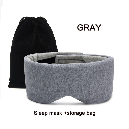 [200004336] Xparata™ Large Sleeping Mask Eye Masks Soft and Comfortable Eye Shade Blindfold Sleeping Aid Eyepatch for Women Men (Gray)