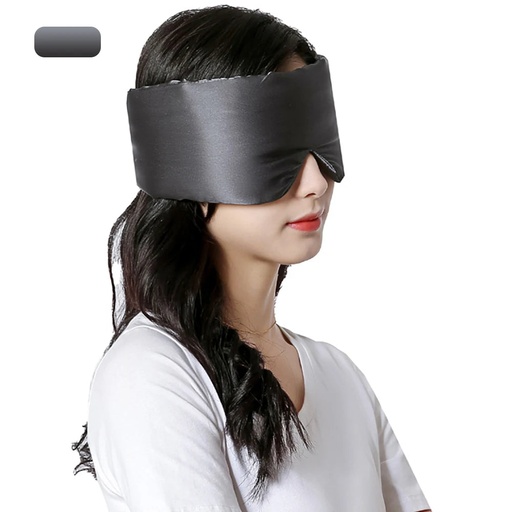 [200004433] Xparata™ Mulberry Silk Sleeping Mask Eyepatch Blocking Light Eyemask Eyeshade Soft Padded Slaapmasker Travel Sleeping Aid for Sleep Patch (Gray)