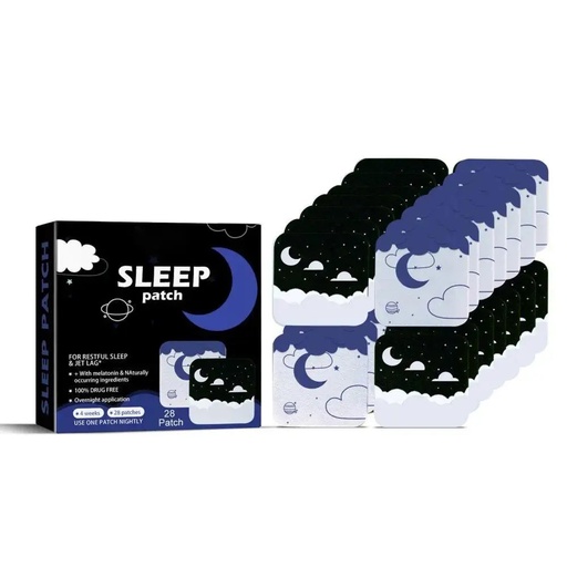 [200004523] Xparata™ Sleep Aid Patch Improve Sleep Quality Improve Falling Asleep Relieve Insomnia And Anxiety Sleep Patch (black)