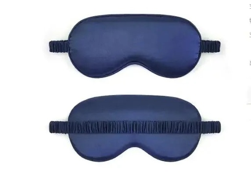 [200004526] Xparata™ Sleep Eye Mask with Double-sided Imitation Silk Shading and Elastic Straps for Breathability (Blue)