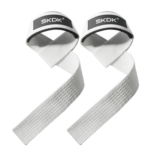 [200004681] Xparata™ Weightlifting Straps Anti-Slip Silicone Lifting Wrist Straps Strength Training Deadlifts Crossfit Hand Grips Wrist Support (WHITE)