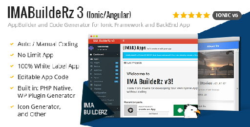 IMABuildeRz 3  Ionic Mobile App Builder + Code Generator