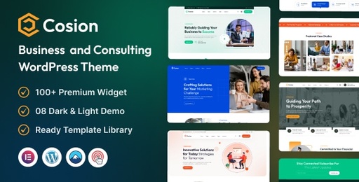 Cosion  Business Consulting WordPress Theme