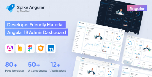 Spike  Angular 18 Admin Dashboard Template