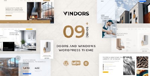 Vindors  Windows &amp; Doors Company WordPress Theme