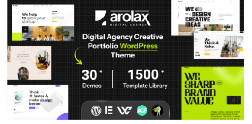 Arolax | Creative Digital Agency Theme