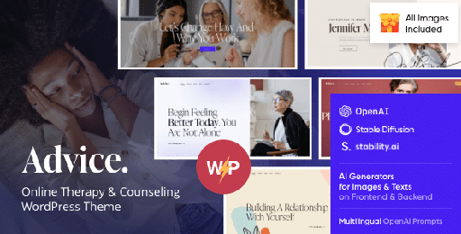 Advice  Psychology, Therapy &amp; Counseling Theme