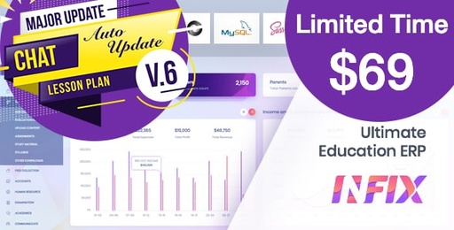 InfixEdu School  School Management System Software