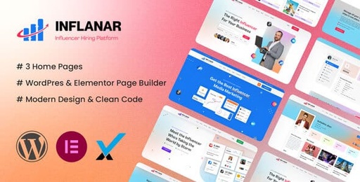 Inflanar  Influencer Marketplace WordPress Theme